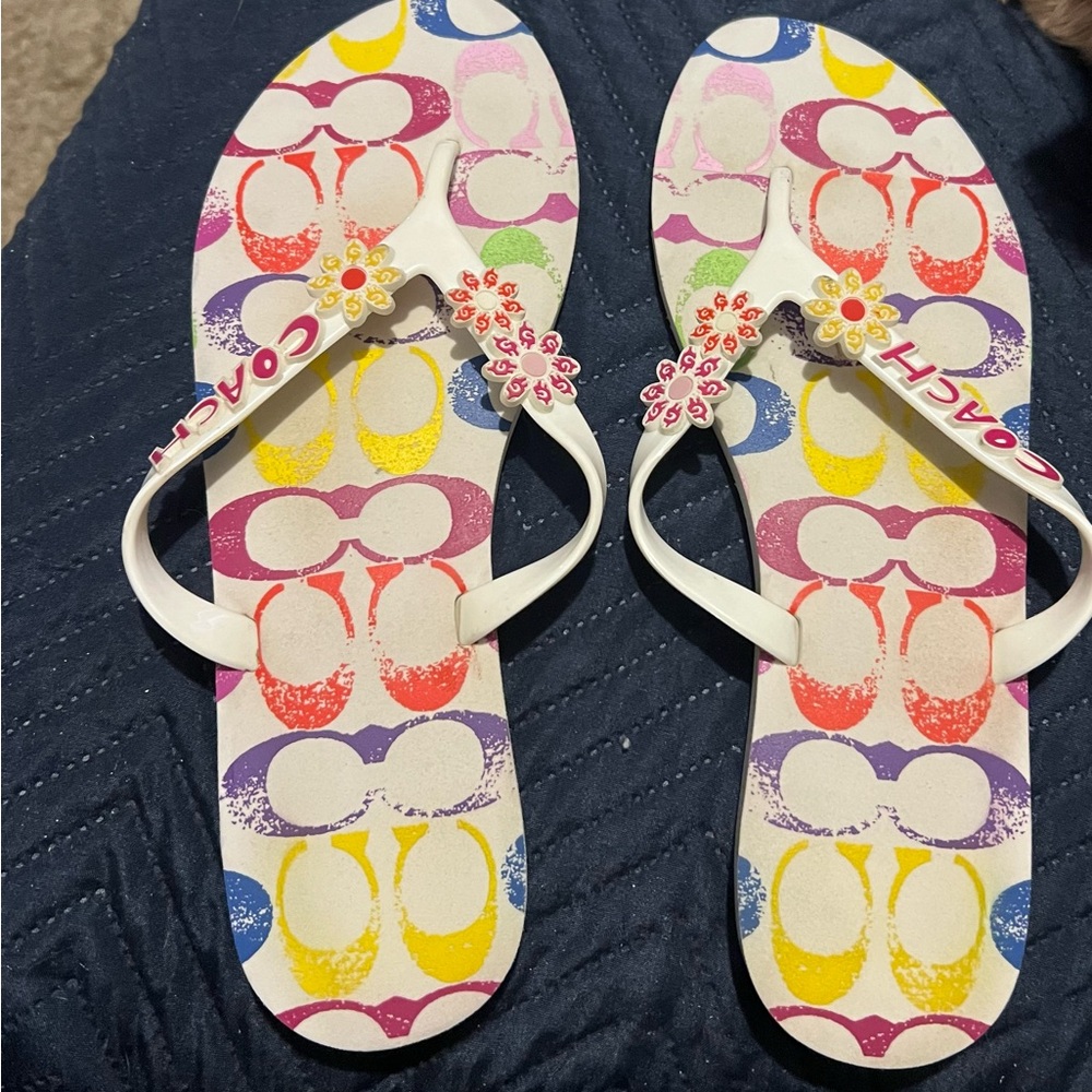 Coach Flip Flops